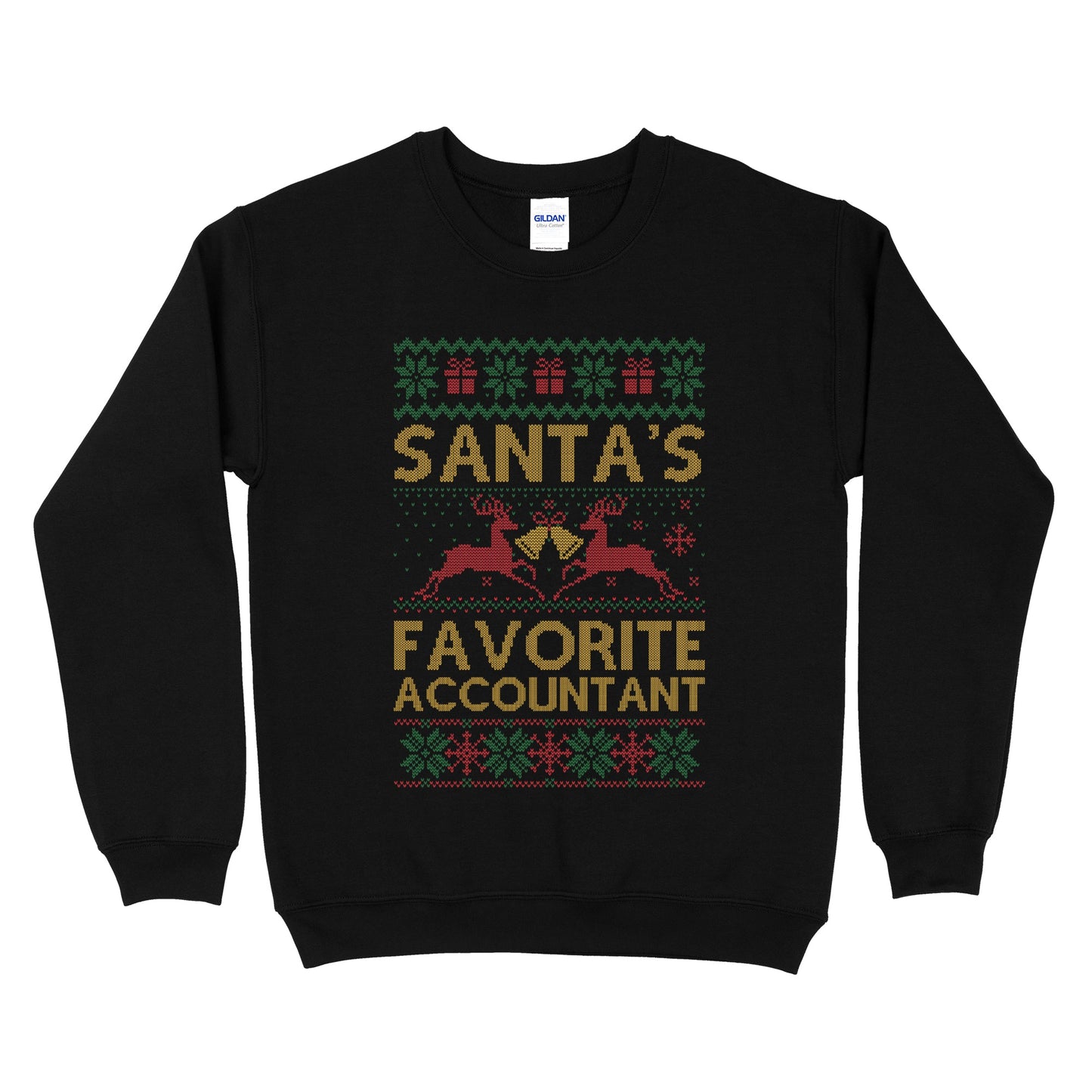 Santa's Favorite Accountant Ugly Sweatshirt