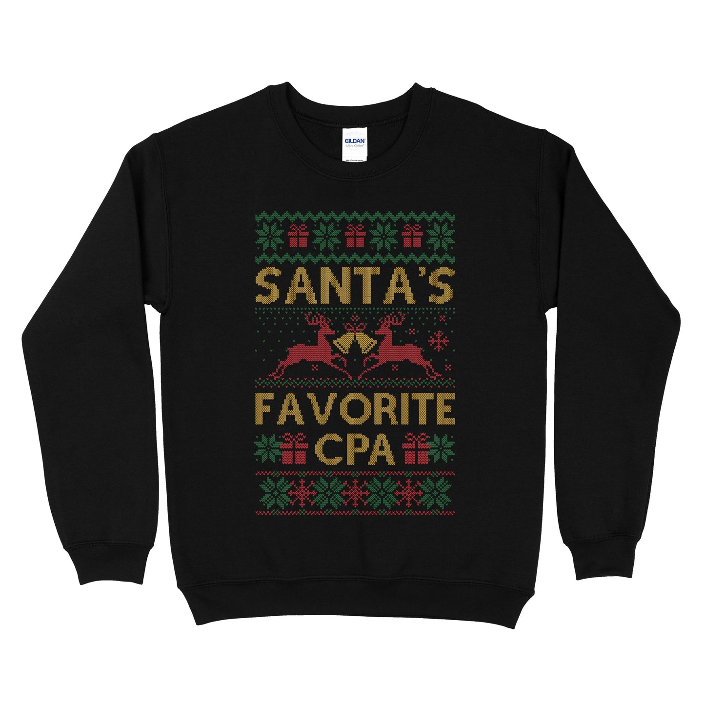 Santa's Favorite CPA Ugly Sweatshirt