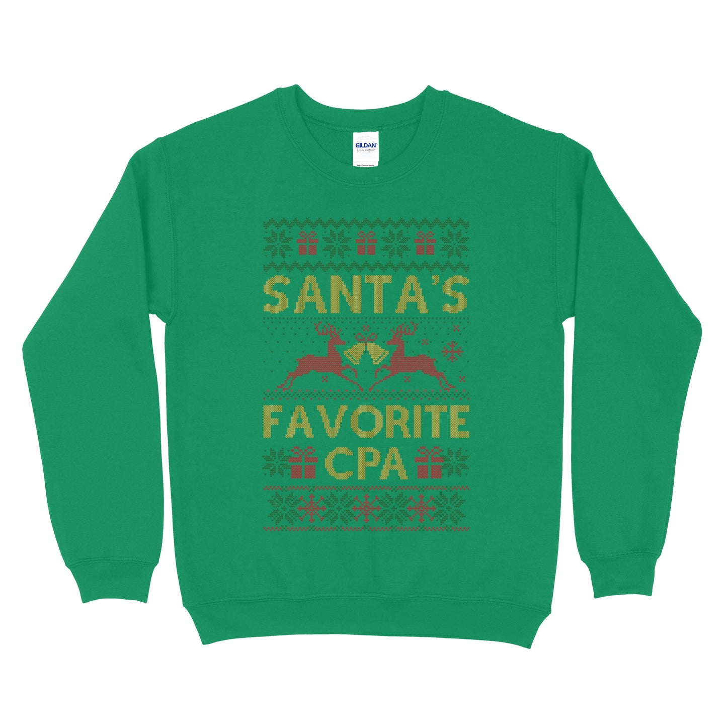 Santa's Favorite CPA Ugly Sweatshirt