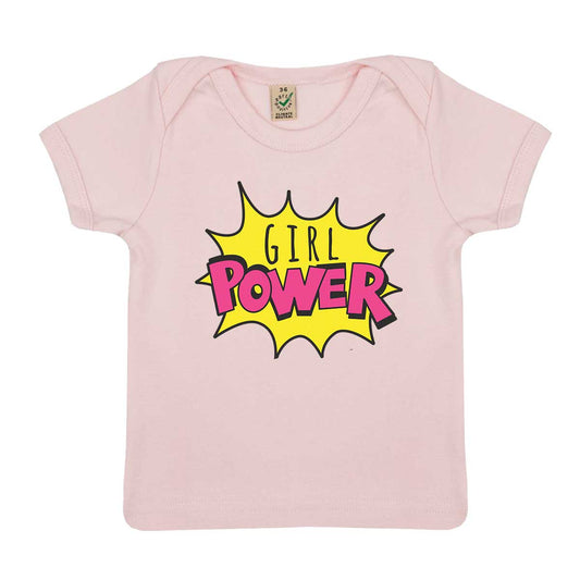 Girl Power Pop Art Baby T-Shirt