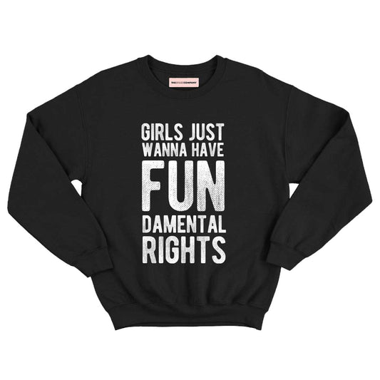Girls Just Wanna Have Fundamental Rights Kids Sweatshirt