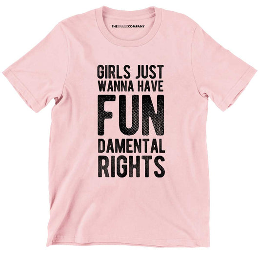 Girls Just Wanna Have Fundamental Rights Kids T-Shirt