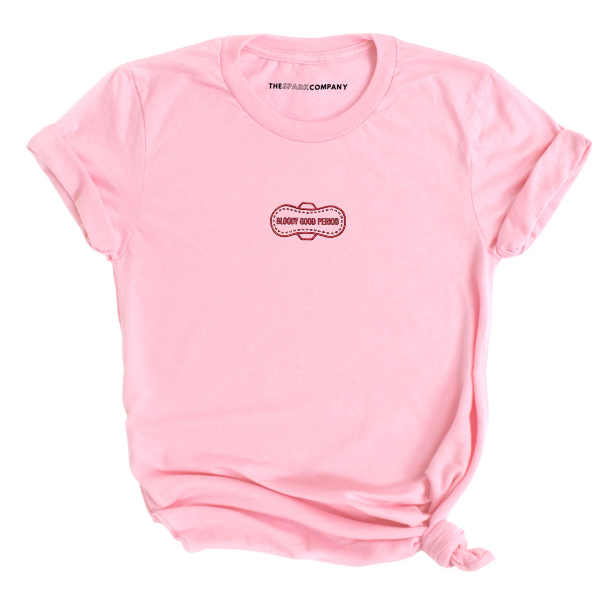 Glitter Bloody Good Period Logo Embroidered T-Shirt
