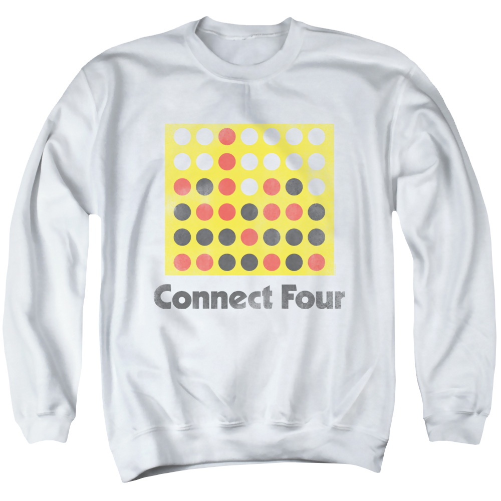 Connect Four Classic Logo Distressed - Men's Crewneck Sweatshirt