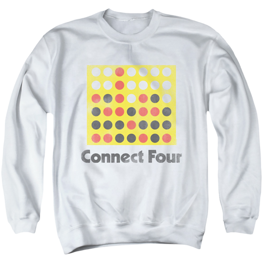 Connect Four Classic Logo Distressed - Men's Crewneck Sweatshirt