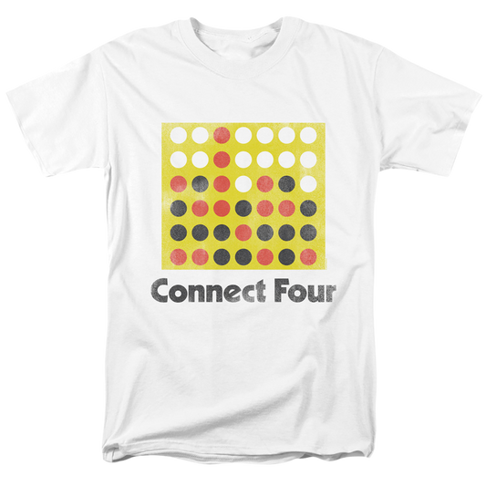 Connect Four Classic Logo Distressed - Men's Regular Fit T-Shirt