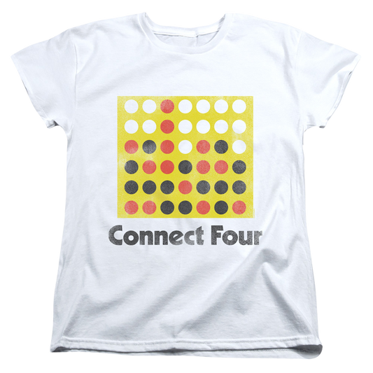 Connect Four Classic Logo Distressed - Women's T-Shirt