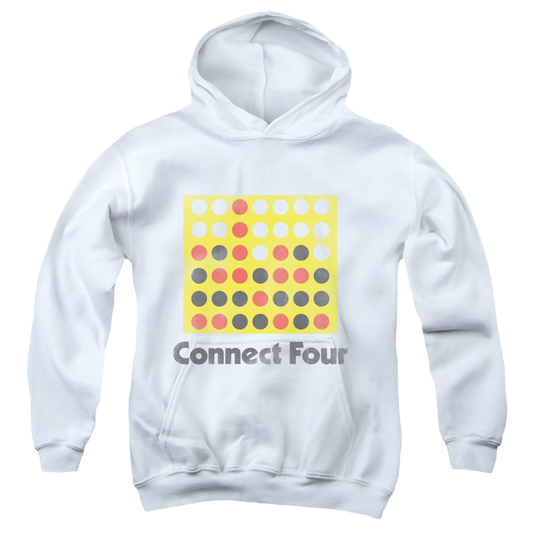 Connect Four Classic Logo Distressed - Youth Hoodie