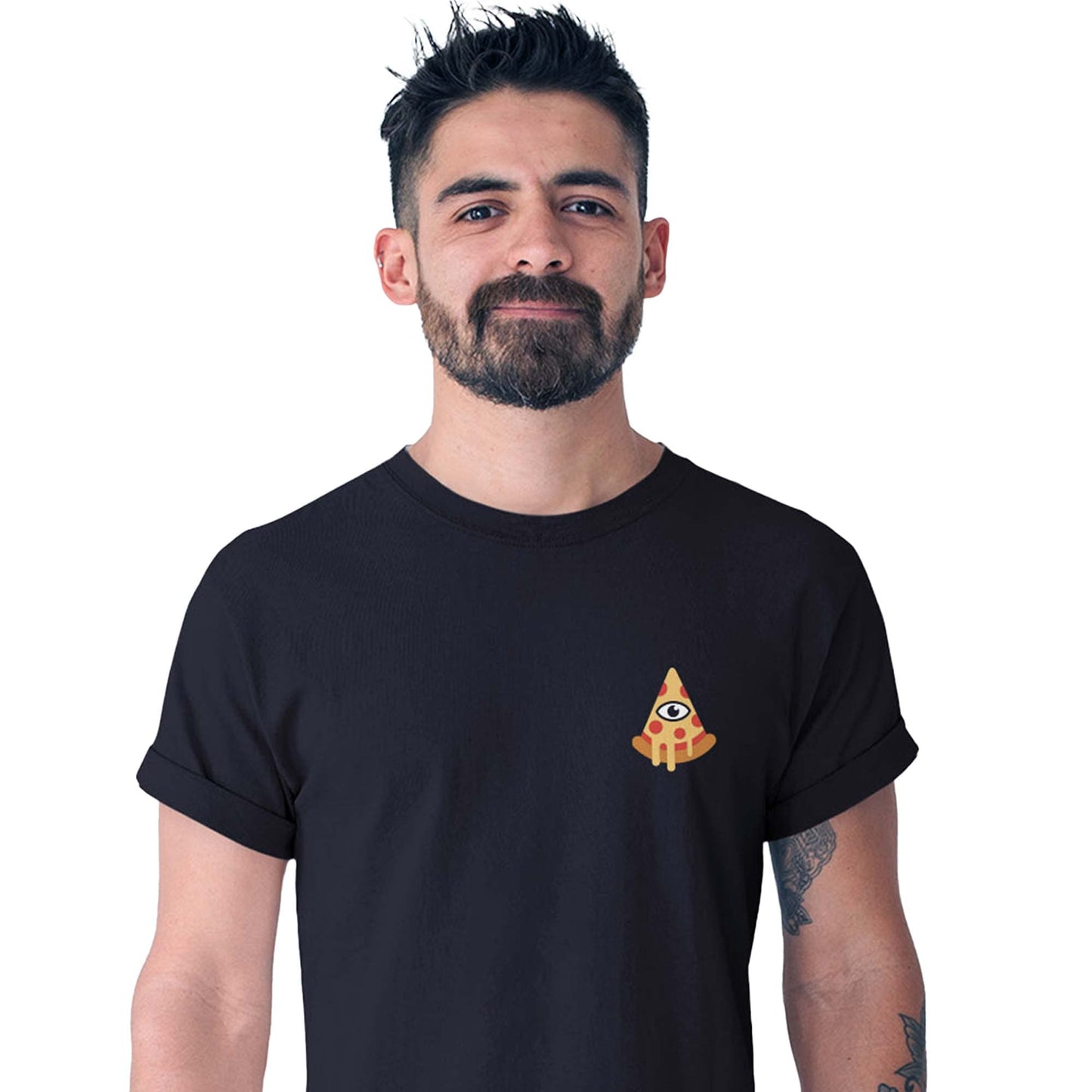 All Seeing Pizza Slice T-Shirt