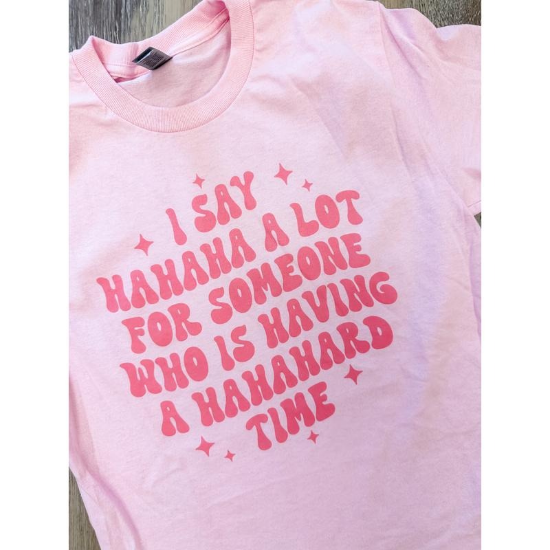Hahahard Time Graphic Top