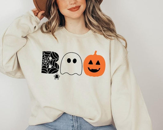 Halloween Boo Sweatshirt, Halloween Ghost Sweatshirt, Halloween Pumpkin Sweatshirt, Spider Halloween Sweatshirt, Pumpkin Sweatshirt  T-shirt, sweater and Hoodie