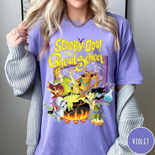 Halloween Scooby Doo Shirt, Scooby Doo And The Ghoul School T-Shirt, Funny Halloween Cartoon Sweatshirt