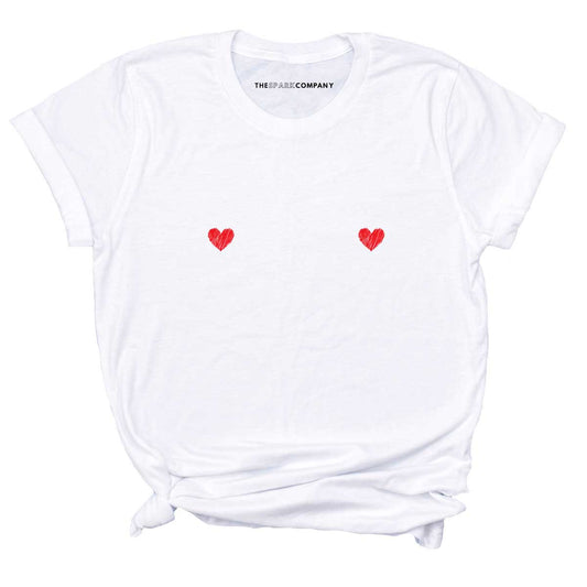 Heart Nipple T-Shirt