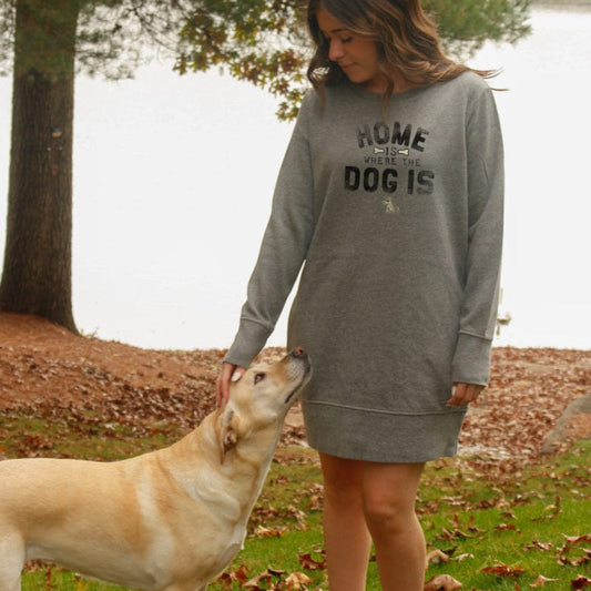 Home Is Where The Dog Is - Sweatshirt Dress