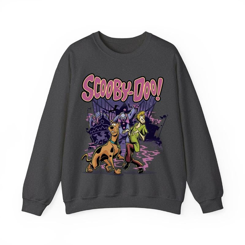 Horror Movie Sweatshirt, Scoobydoo Sweatshirts, Scooby Shirt, Retro Halloween Sweatshirt, Horror Movie Character Tee , Halloween Sweatshirt, Halloween tee, Unisex Classic Cotton with Graphic Print in All Sizes, For Men, For Women