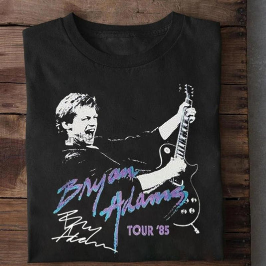 Hot Bryan Adams In 85 Tour T-shirt Gift For Fans Unisex Shirt