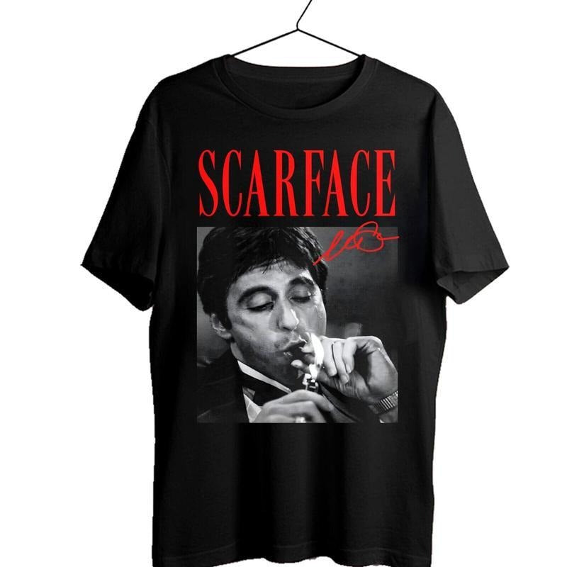 Hot Scarface Shirt - Gift for Fans - Black All Sizes - Men's Streetwear Top