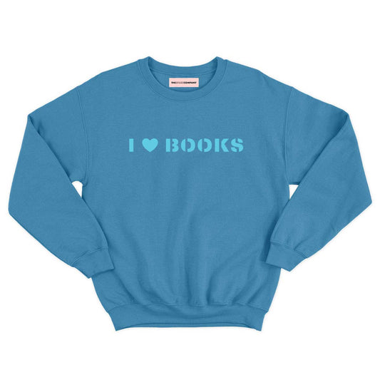 I Heart Books Kids Sweatshirt