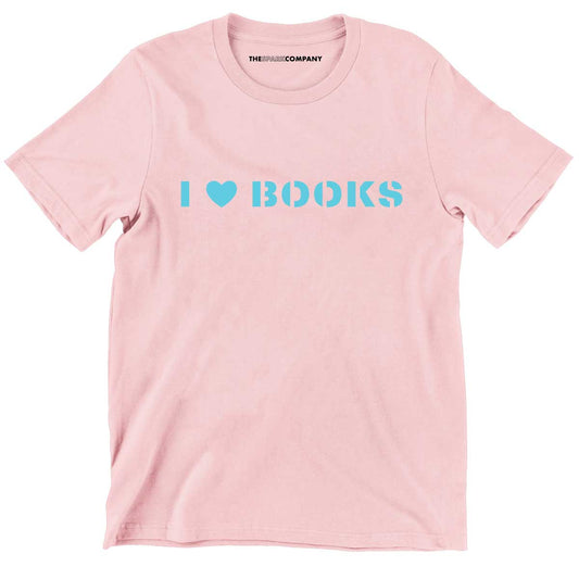 I Heart Books Kids T-Shirt