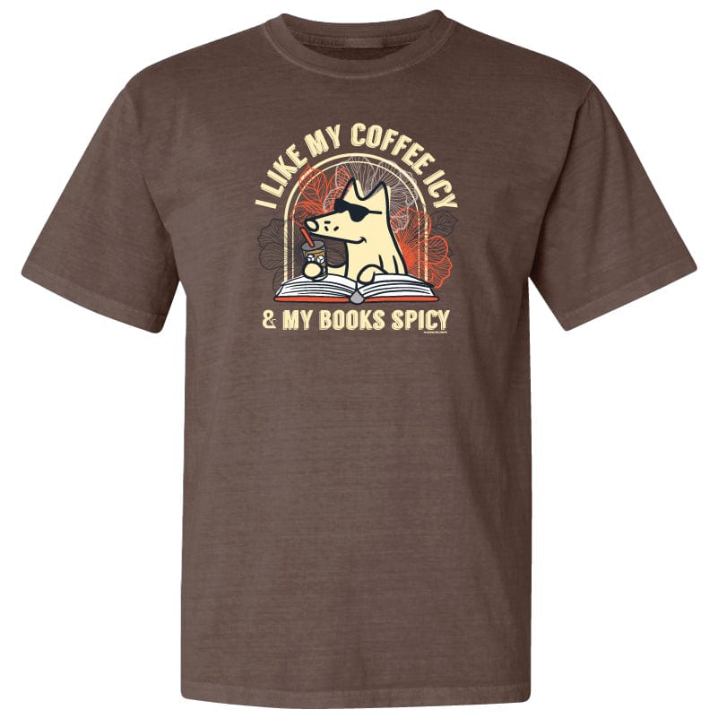 I Like My Coffee Icy And My Books Spicy  - Classic Tee