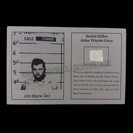 John Wayne Gacy Shirt Swatch