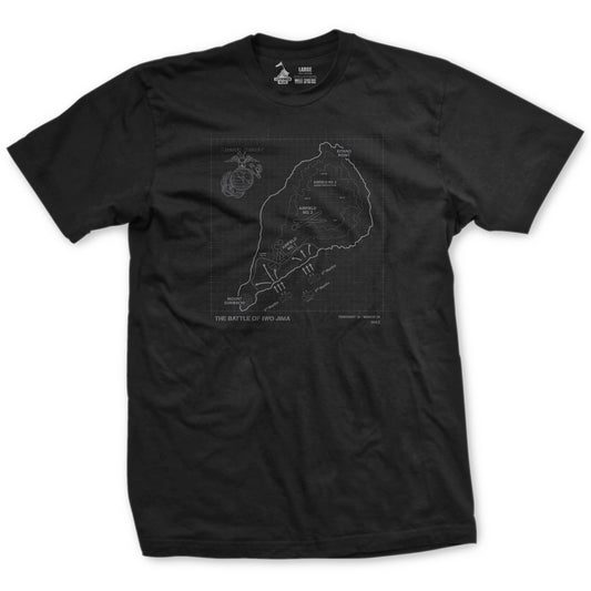 BATTLE MAP ECLIPSE:  IWO JIMA T-SHIRT