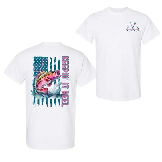 Keepin it Reel Unisex 2 Sided T-Shirt, For Men And Women, Trendy Shirt