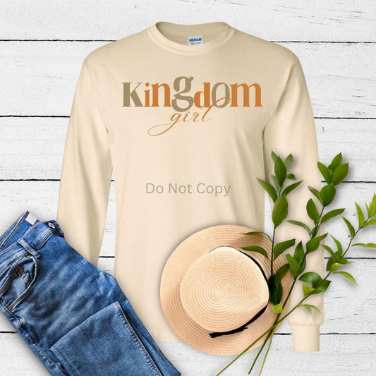 Kingdom Girl DTF Transfer ONLY - This is NOT a T Shirt