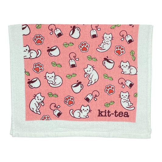 Kit Tea Funny Kitty Cat Brew Lovers Towel Funny Dish Towels Soft Adsorbent Tea Towel