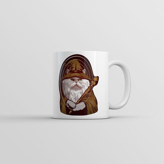 Kitty Wizard Mug Funny Magical Cat Graphic Coffee Cup-11oz Funny Coffee Mugs Ceramic Printed Drinkware Cup