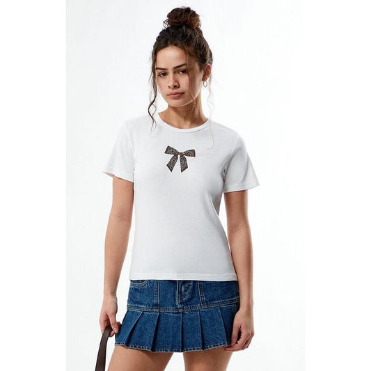 PS / LA Women's Bandana Bow Skimmer T-Shirt