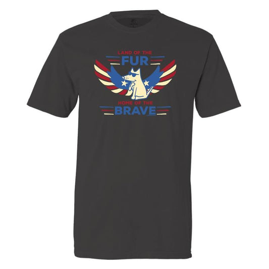 Land Of The Fur, Home Of The Brave - Classic Tee