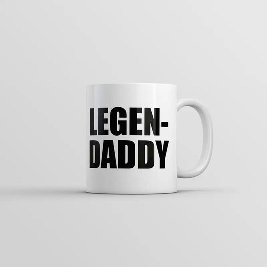 Legendaddy Mug Funny Sarcastic Fathers Day Novelty Coffee Cup-11oz Funny Coffee Mugs Ceramic Printed Drinkware Cup