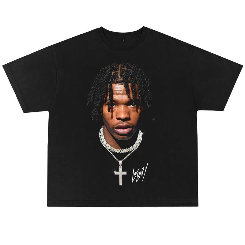 Lil Baby Graphic Tee Shirt Jumbo 90s Vintage Rapper Hip Hop Merch Men Women Menswear Top Medium Stylish