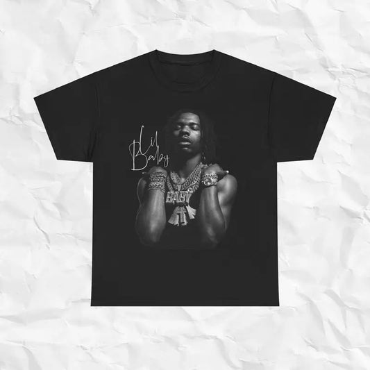Lil Baby, Lil Baby Graphic Tee, Lil Baby Rap Tee Concert Merch, Hip Hop Rapper Lil Baby Bootleg T Shirt, Vintage Retro Lil Baby Unisex Shirt, Unisex T-Shirt, Gifts For Him Her, Short Sleeve Tee Shirt, Gifts For Birthday Fathers Day