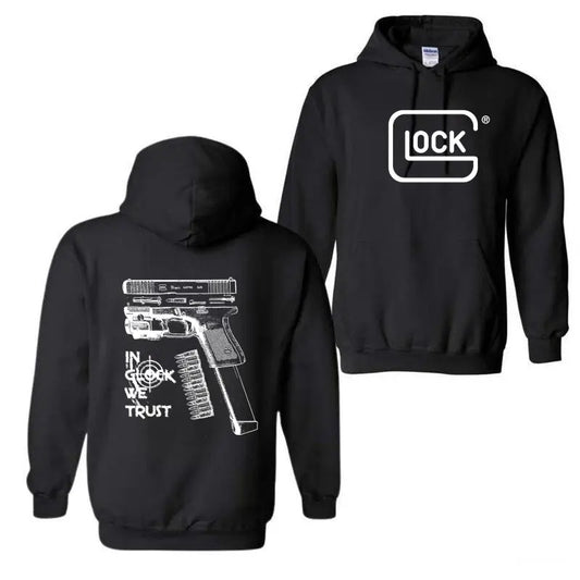 Lock In Glock We Trust Double Side Hoodie, Glock Hoodie, Unisex Classic Cotton Tee, For Men, For Women