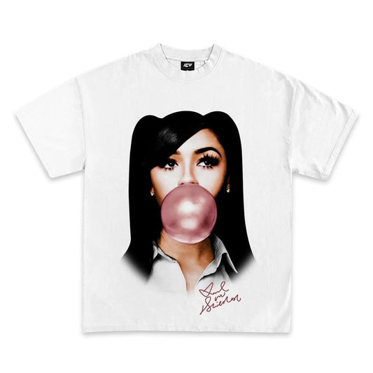 MAR.IaH Bubble Gum T-Shirt Vintage Rapper Graphic Tee Shirt for Men Women Rap Hip Hop