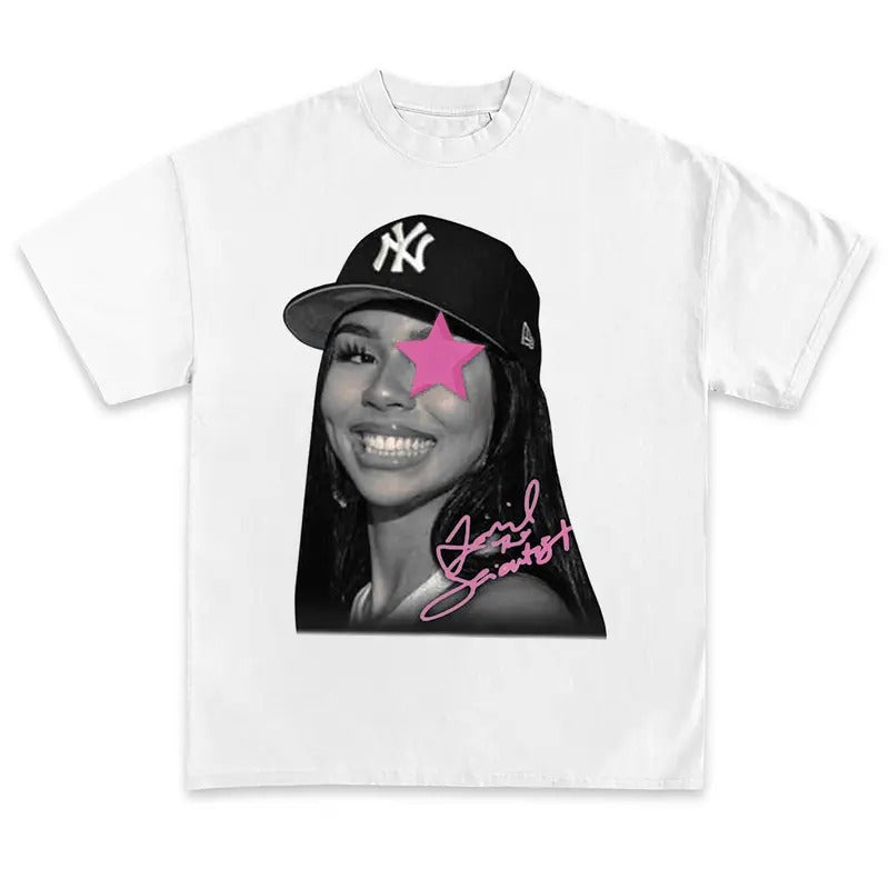MARI-AH Vintage Rapper Graphic Tee Shirt for Men Women Rap Hip Hop