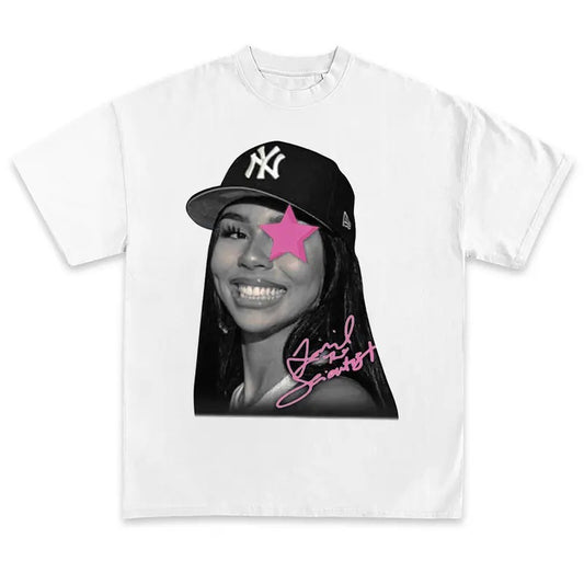 MARI-AH Vintage Rapper Graphic Tee Shirt for Men Women Rap Hip Hop