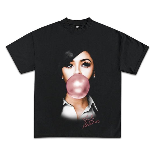 MARIAH THE SCIENTIST Bubble Gum T-Shirt Vintage Rapper Graphic Tee Free Young Thug Shirt for Men Women Rap Hip Hop