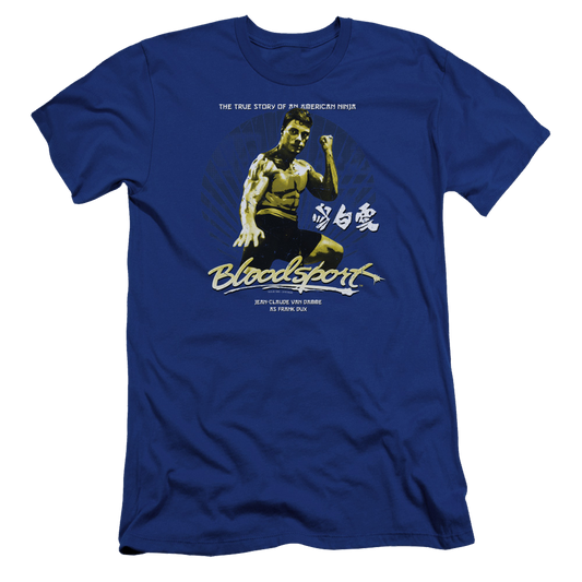 Bloodsport American Ninja - Men's Premium Slim Fit T-Shirt