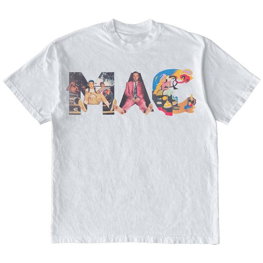 Mac Miller Head Collage Shirt Vintage Rapper Graphic Tee Shirt Rap Hip Hop Merch Oversized Heavy Cotton Men Women Menswear Top