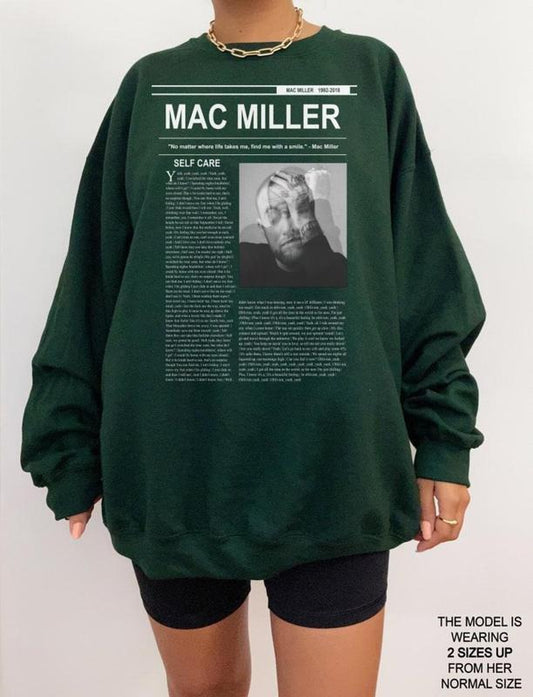 Mac Miller shirt, Hip Hop Tshirt, Swimming Miller Album Sweatshirt
