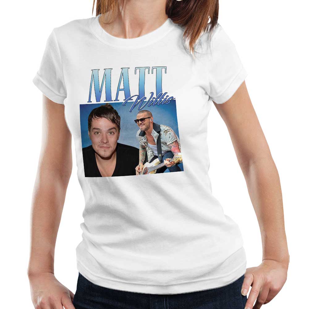 Matt Willis Appreciation Tshirt Fitted Ladies