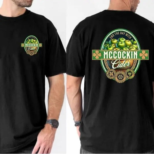 McCockin Cider Funny T-Shirt, Unisex Graphic Casual Shirt, Gift for Women for Men, Casual Top for Unisex