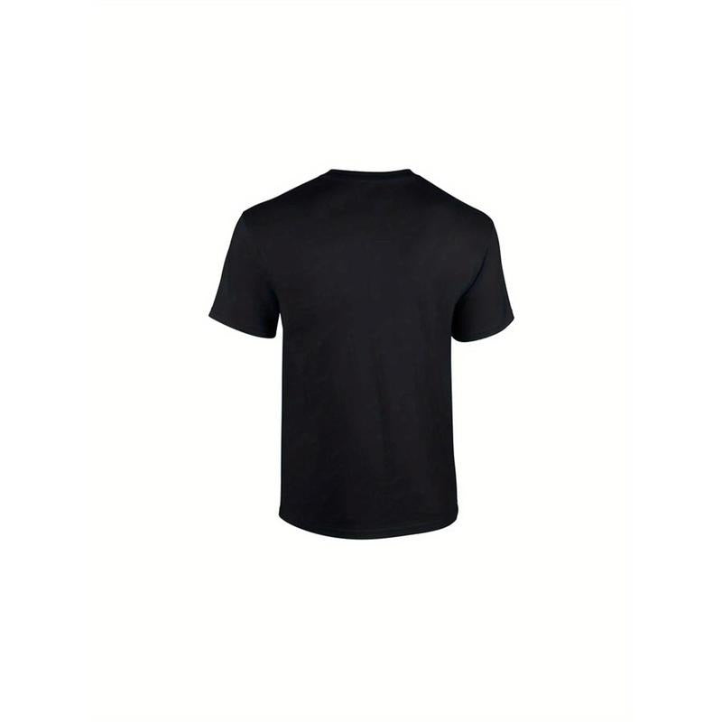 Men'S 100% Cotton T-Shirt, Crew Neck, Short Sleeve, Regular Fit, with Geometric Milk Carton Graphic, Slight Stretch, Knit Fabric, for Casual Wear, All-Season Made in USA