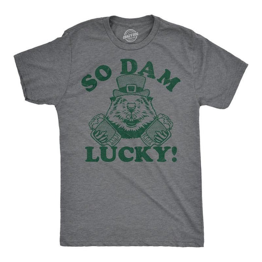 Mens Funny T Shirts Irizz Sarcastic St Patricks Day Graphic Novelty Tee For Men Mens Funny T Shirts Cool Tees Soft Stylish Casual Menswear Saint Patrick's Day Apparel for Men Funny Sarcastic Short Dark Grey