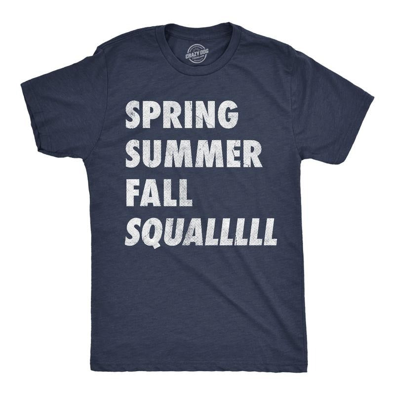 Mens Funny T Shirts Spring Summer Fall Squall Sarcastic Graphic Novelty Tee For Men Mens Funny T Shirts Cool Tees Soft Stylish Casual Menswear Funny Sarcastic Short Sleeve Novelty Tees for Guys Navy -