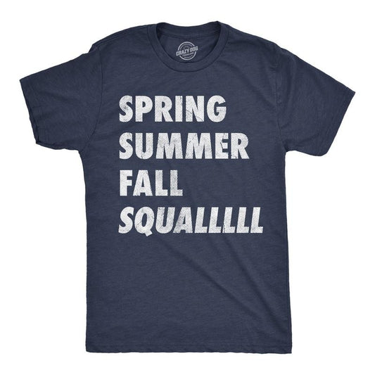 Mens Funny T Shirts Spring Summer Fall Squall Sarcastic Graphic Novelty Tee For Men Mens Funny T Shirts Cool Tees Soft Stylish Casual Menswear Funny Sarcastic Short Sleeve Novelty Tees for Guys Navy -