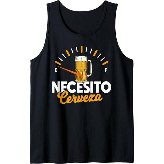 Mexican beer necesito cerveza cool & funny sayings Tank Top
